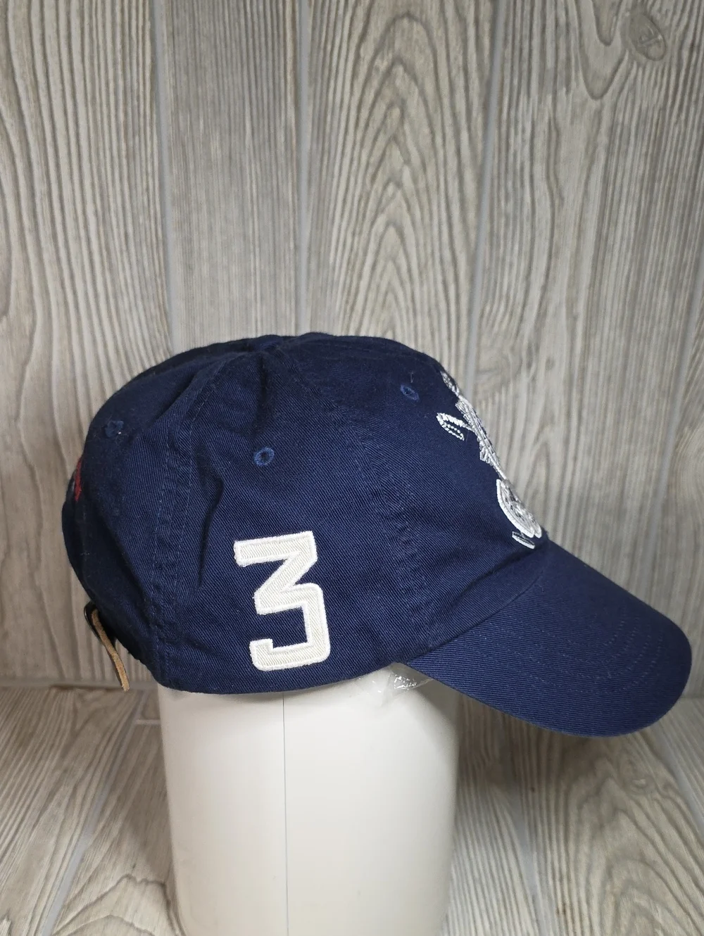 Polo Ralph Lauren Navy Blue Embroidered Black Watch Polo Team Emblem Hat